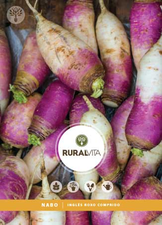 RURAL VITA - Semente Nabo Inglês Roxo Comprido