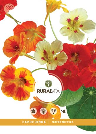 RURAL VITA - Semente Capuchinha Trepar Mistura