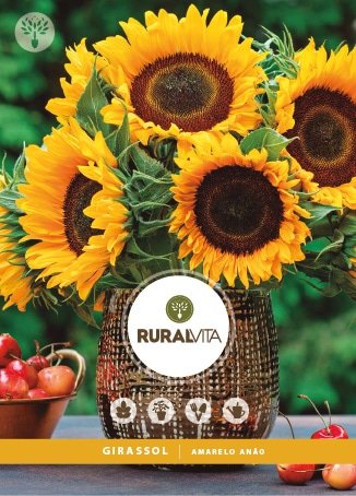 RURAL VITA - Semente Girassol Amarelo Anão