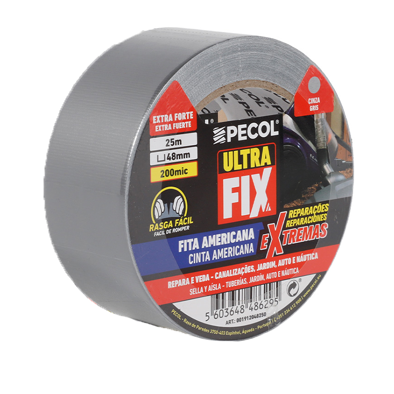 PECOL - Fita Americana Cinzenta 48MM 25M