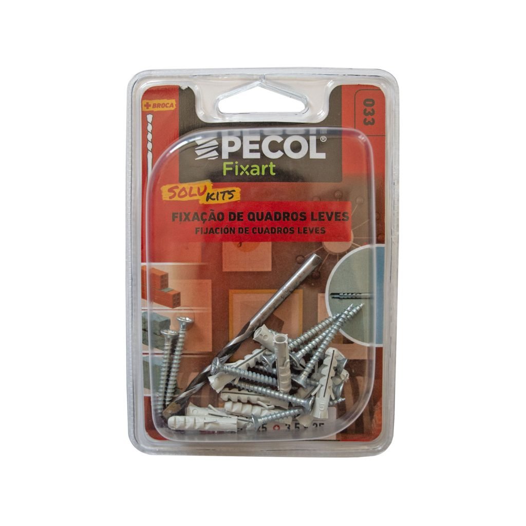 PECOL - Kit Brico4 Broca + Parafuso + Bucha