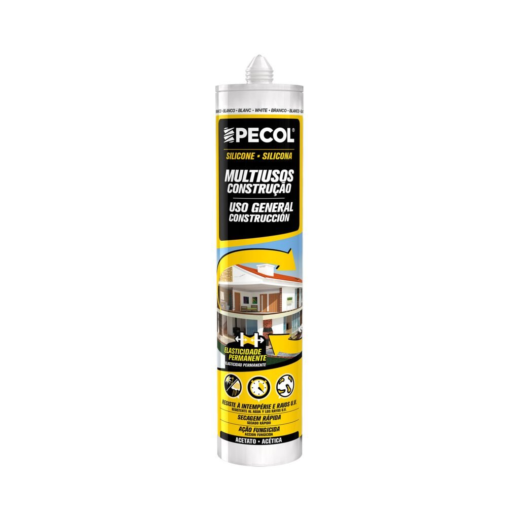 PECOL - Silicone Acetato Multiuso Branco