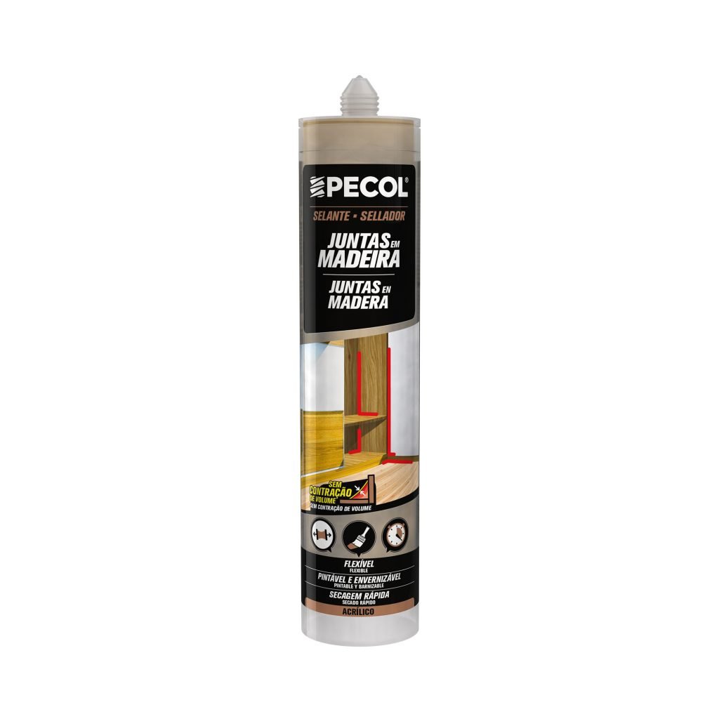 PECOL - Selante Juntas Madeira Carvalho 280Ml