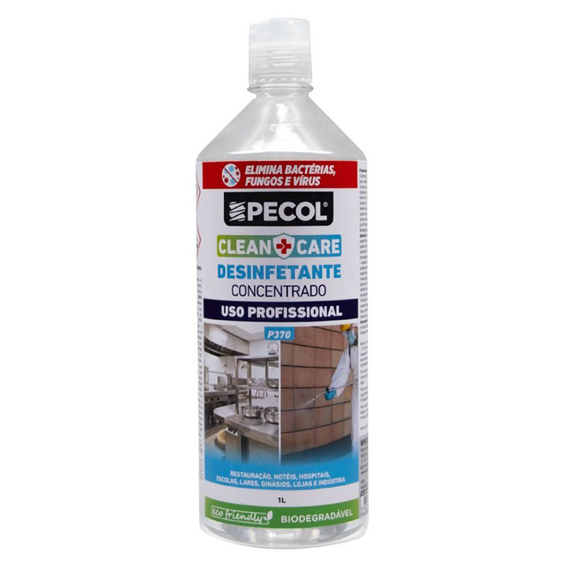 PECOL - Desinfetante Multisuperfícies P370 Concentrado 1L