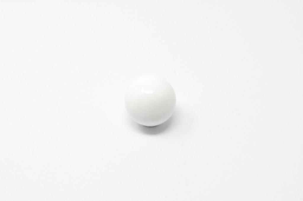 INTERFER - Puxador Bola 29Mm Poliéster Branco