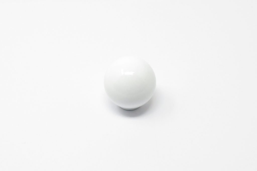 INTERFER - Puxador Bola 33Mm Poliéster Branco