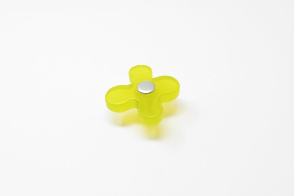 INTERFER - Puxador Arco-íris Flor Amarelo