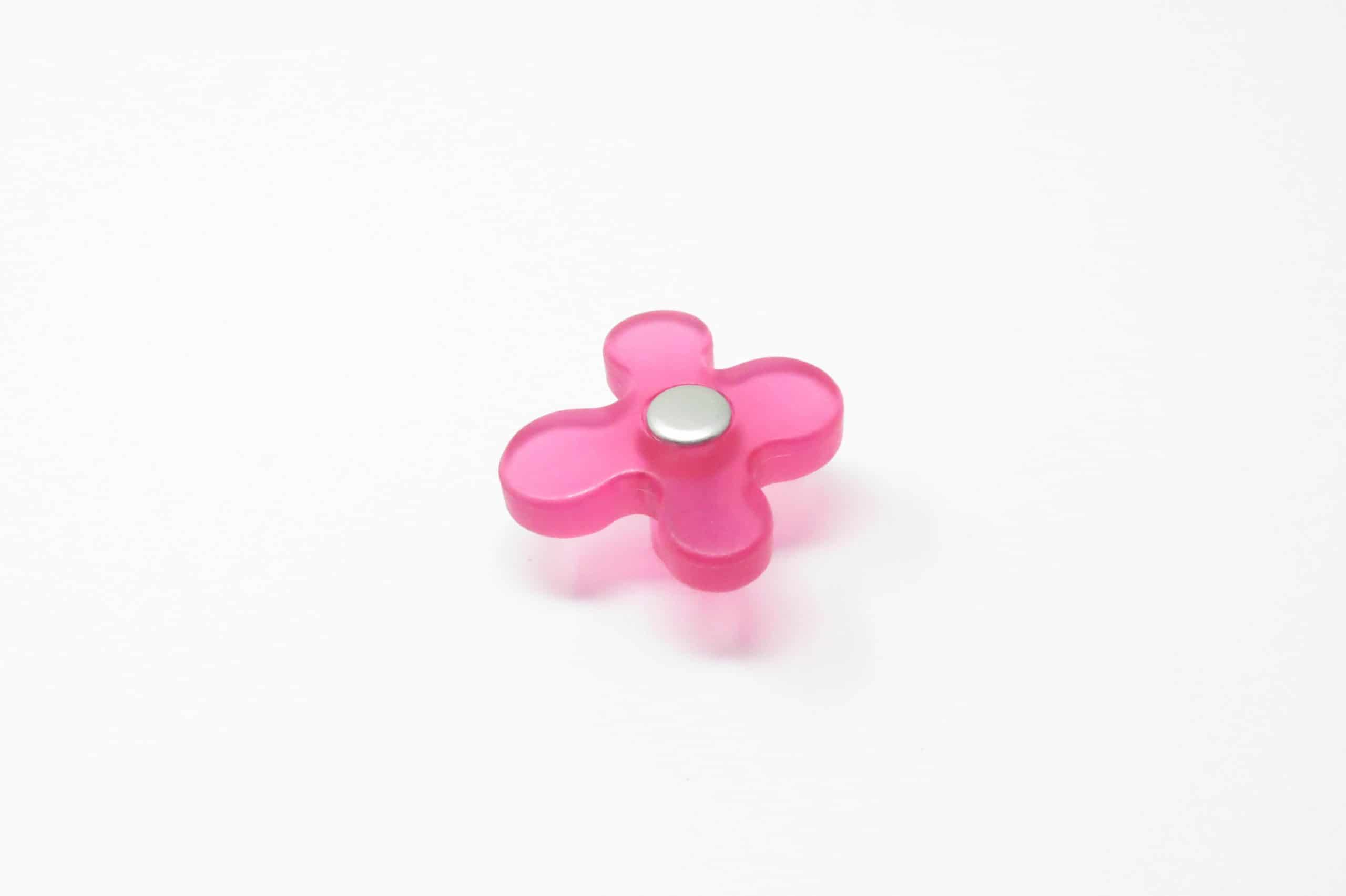INTERFER - Puxador Arco-íris Flor Rosa