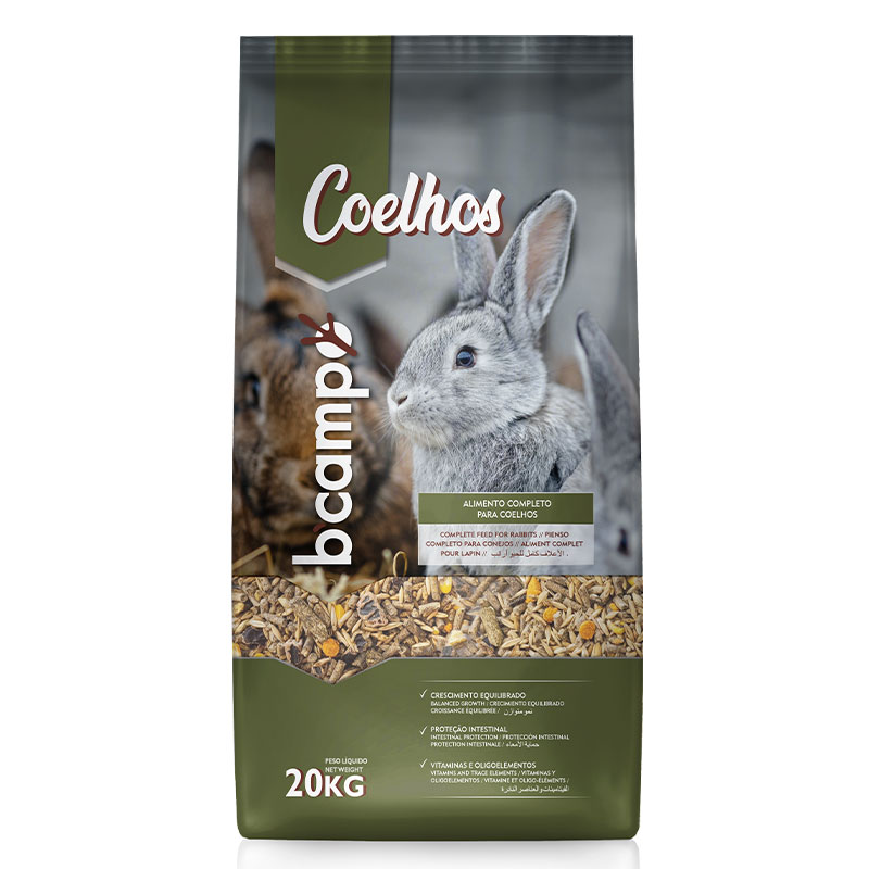 B'CAMPO - Granulado Coelhos Crescimento R-700 20Kk