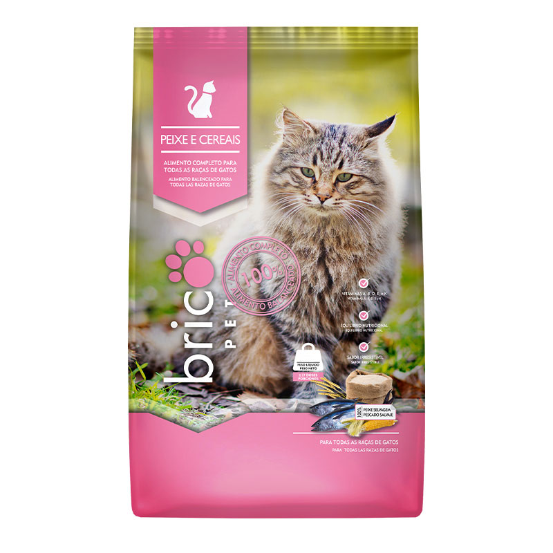 BRICOPET - Alimento Seco Gato Peixe 20Kg
