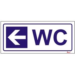 AMAN - PVC Wc Seta Para A Esquerda