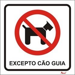AMAN - Autocolante Entrada Proibido Animais