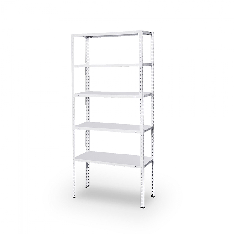 LITAN - Estante Metal 5 Prateleiras Branco