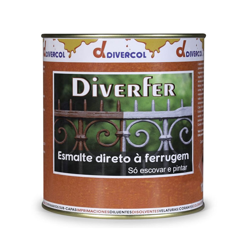 DIVERCOL - Diverfer Ferrugem Preto 5L
