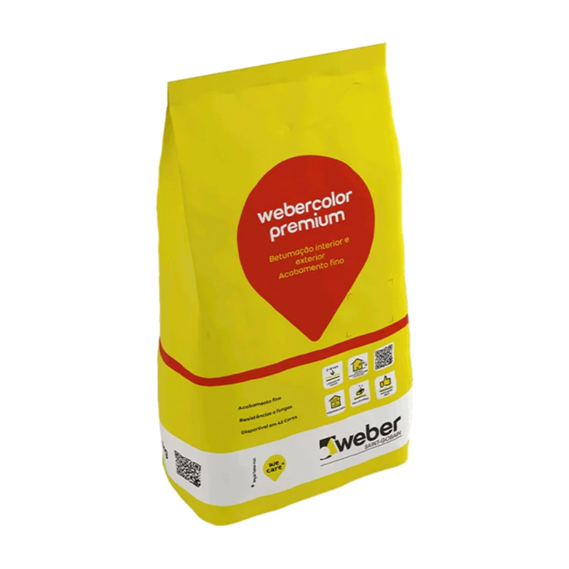WEBER - Betume Webercolor Premium Verde Água 5Kg