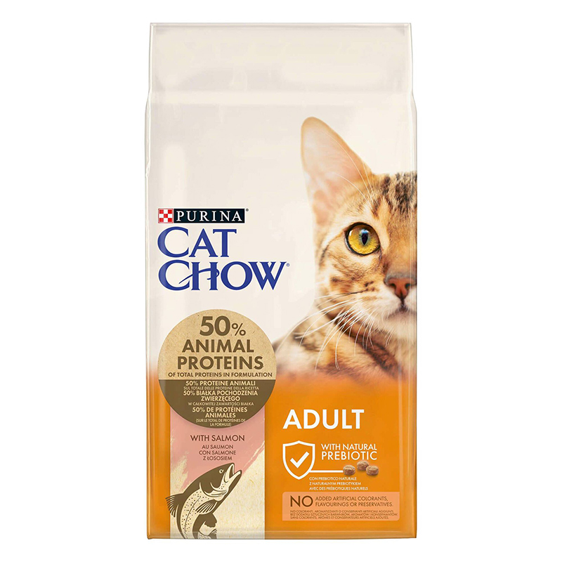 CAT CHOW - Alimento Gato Atum Salmão 1.5Kg