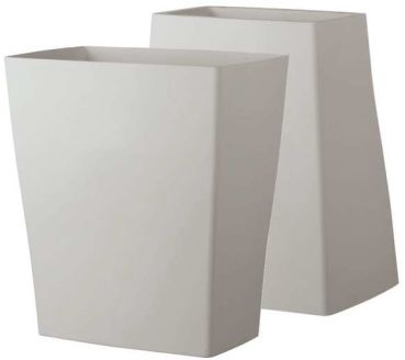 DEROMA - Vaso Alto "Reverso" Perla