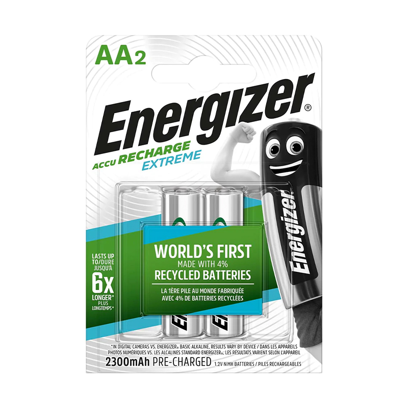 ENERGIZER - Pilha Recarregável Extreme AA 2300 Bl2