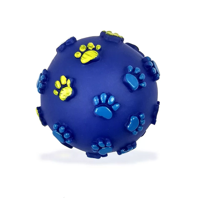 Brinquedo Bola com Pegadas D9cm