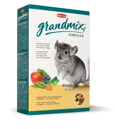 Ração Composta Chinchilas e Degus 850g