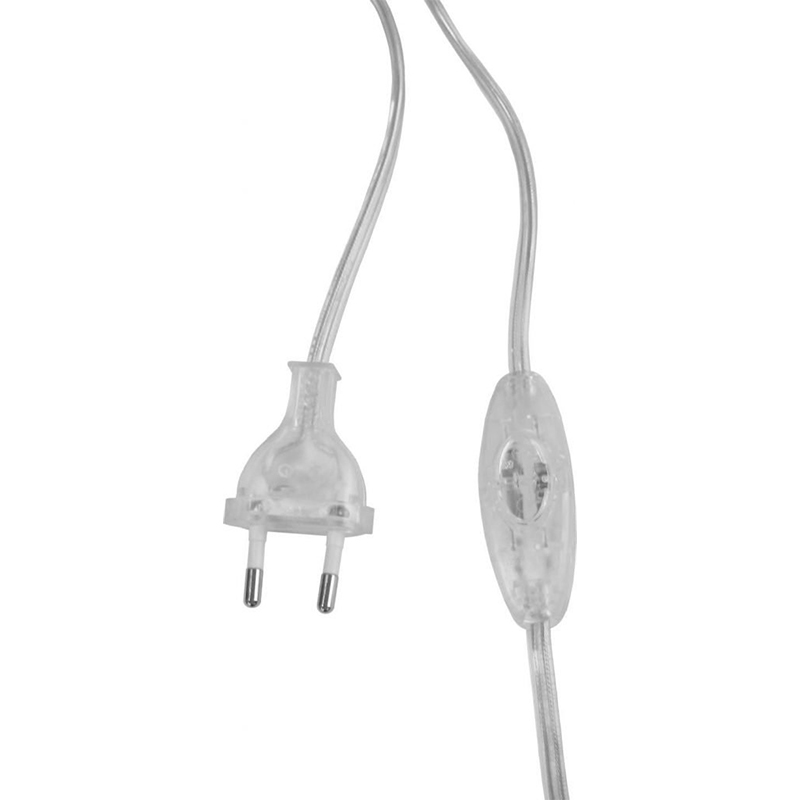 ELECTRALINE - Ligação c/ Cabo 1,5 Mt + Inter + Ficha Transparente