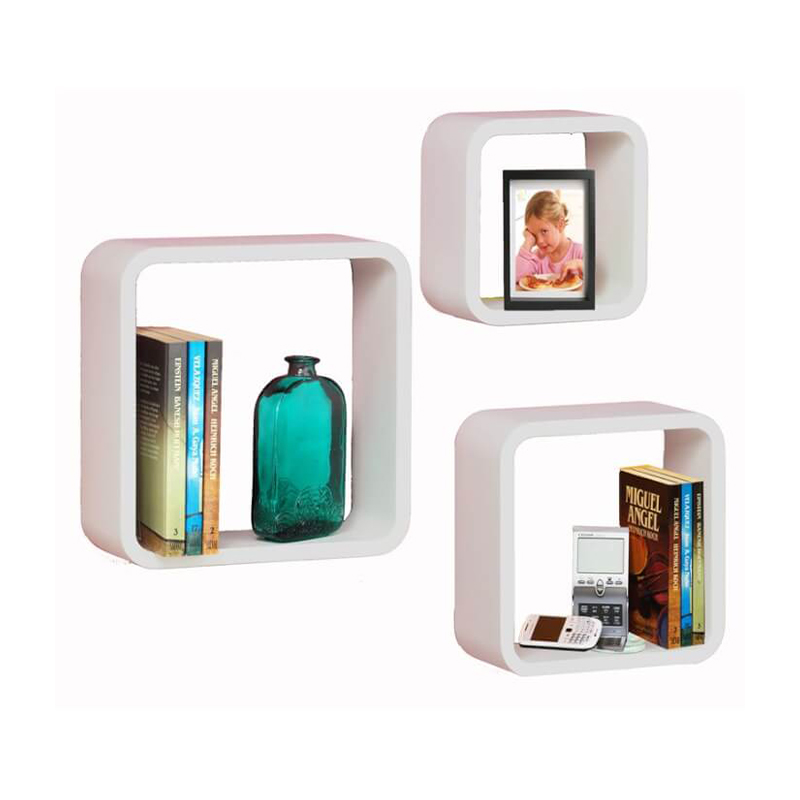 FEPRE - Kit 3 Cubos Decorativos Branco