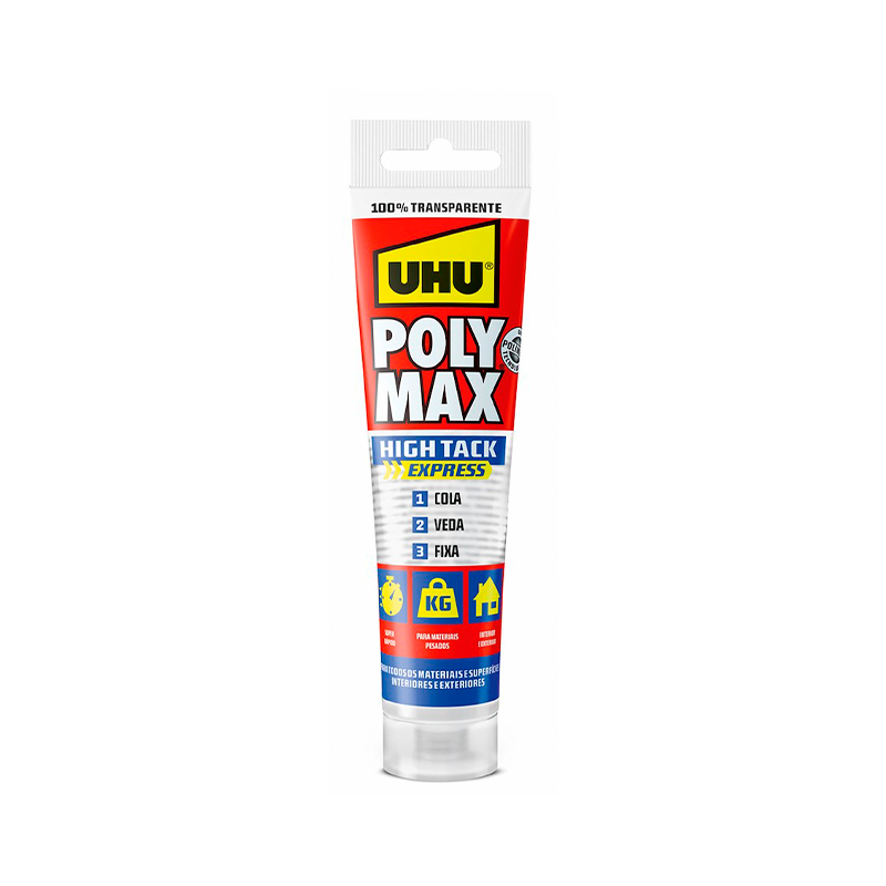 UHU - Cola e Veda Poly Max High Tack Cristal 115Gr