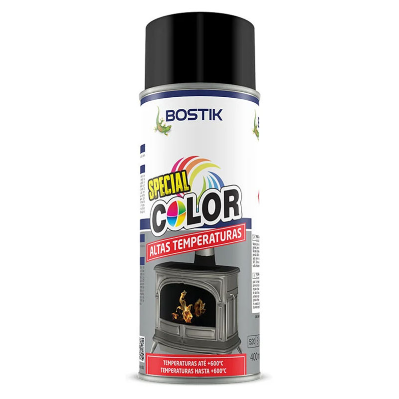 BOSTIK - Spray Temperatura 600 Preto 400Ml
