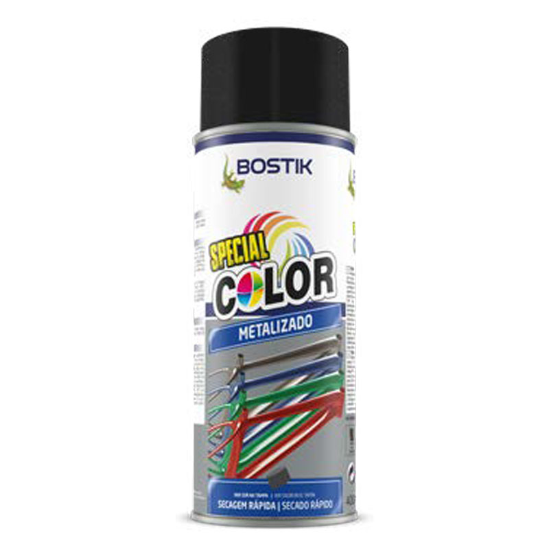 BOSTIK - Spray Metalizado Preto 400Ml