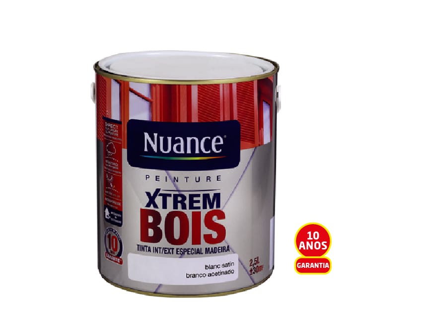 NUANCE - Tinta Madeira Cinza Escuro Acetinada 2.5L