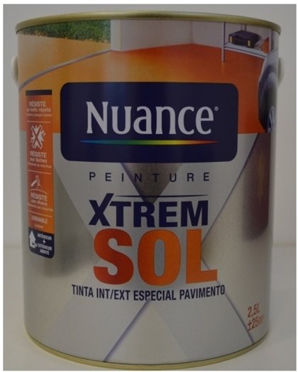 NUANCE - Tinta Chao Bege Cinza Acetinada 0.5L