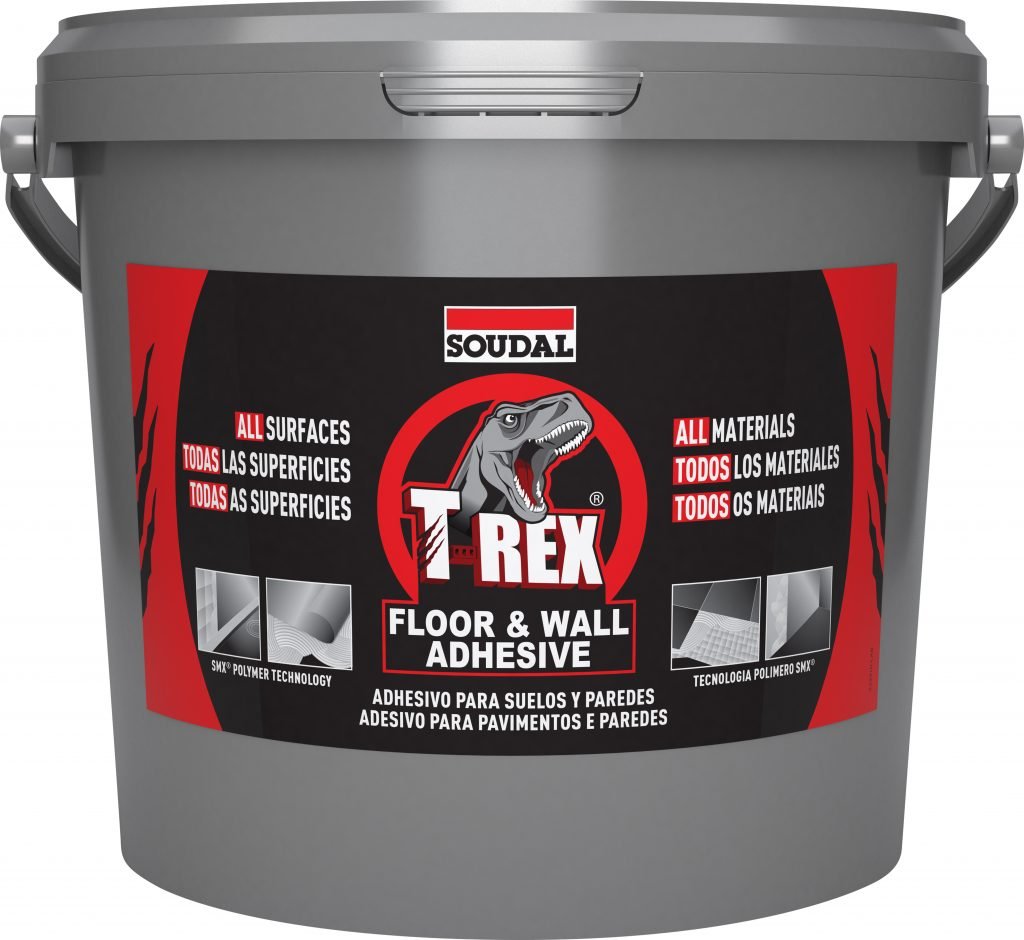SOUDAL - Cola Montagem T-Rex Floor Wall Branco 4KG