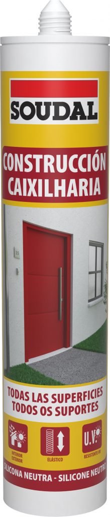 SOUDAL - Silicone Vidros Neutro Cinza 310Ml