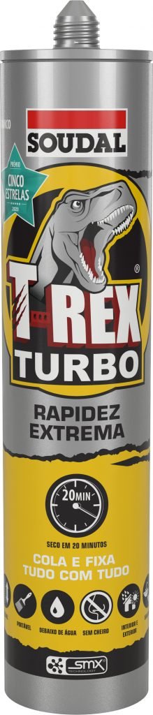 SOUDAL - Cola e Veda T-Rex Turbo Branco 290Ml