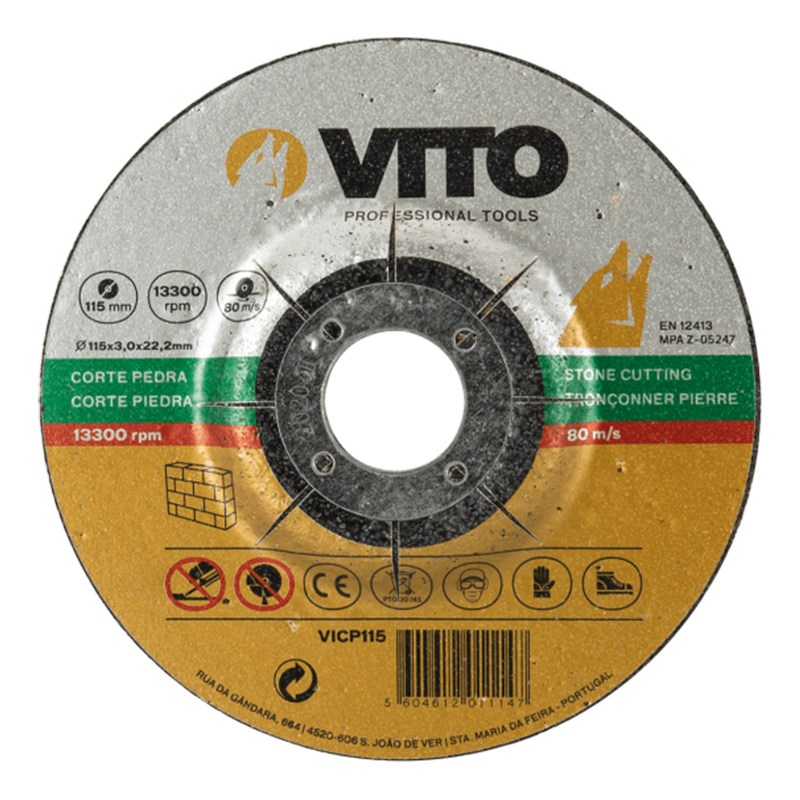 VITO - Disco Corte Pedra 115MM