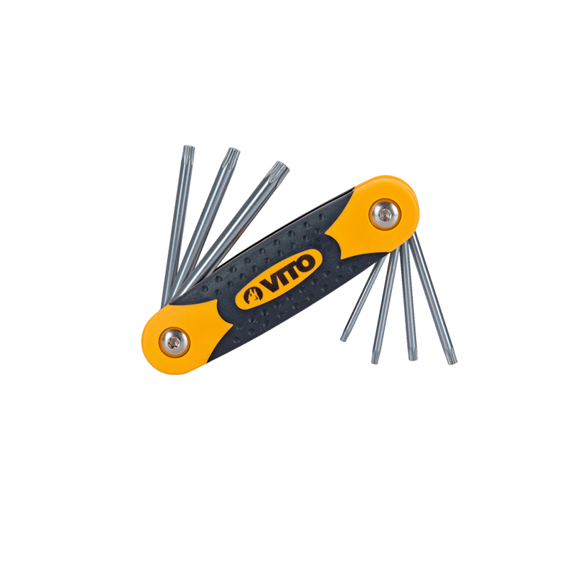 VITO - Conjunto Chaves Torx com Segredo Pro 7PCS