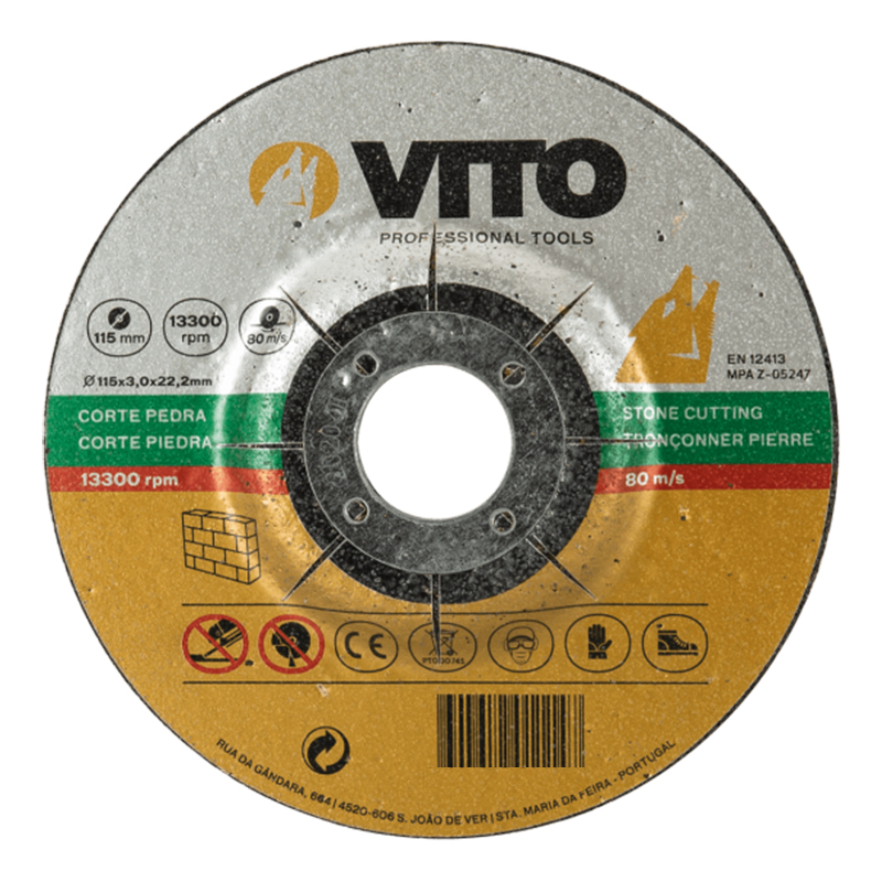 VITO - Disco Corte Pedra 125MM