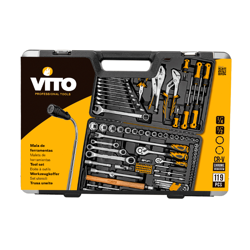 VITO - Mala de Ferramentas 119PCS