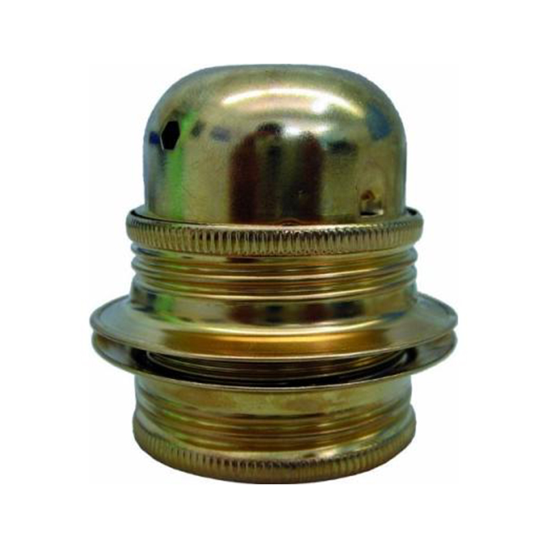 ELECTRALINE - Casquilho E27 Toda Rosca+2 Arruela Passo 10X1 Bronze