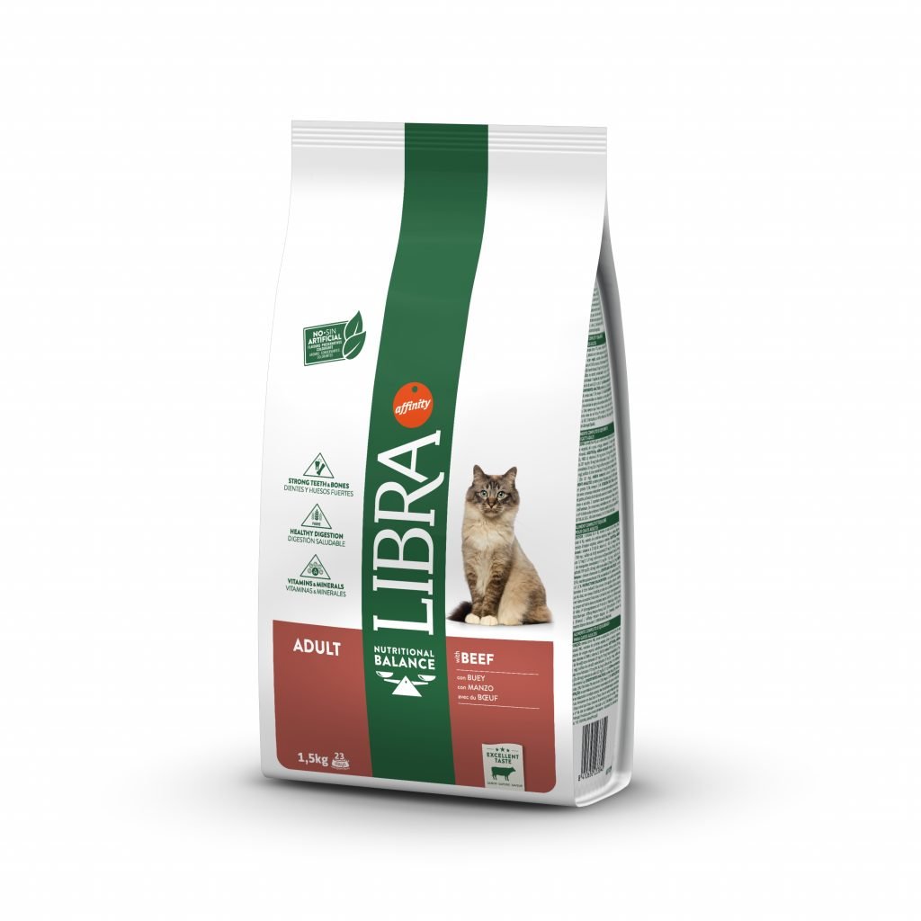 LIBRA - Alimento Gato Adulto Beef 1.5kg