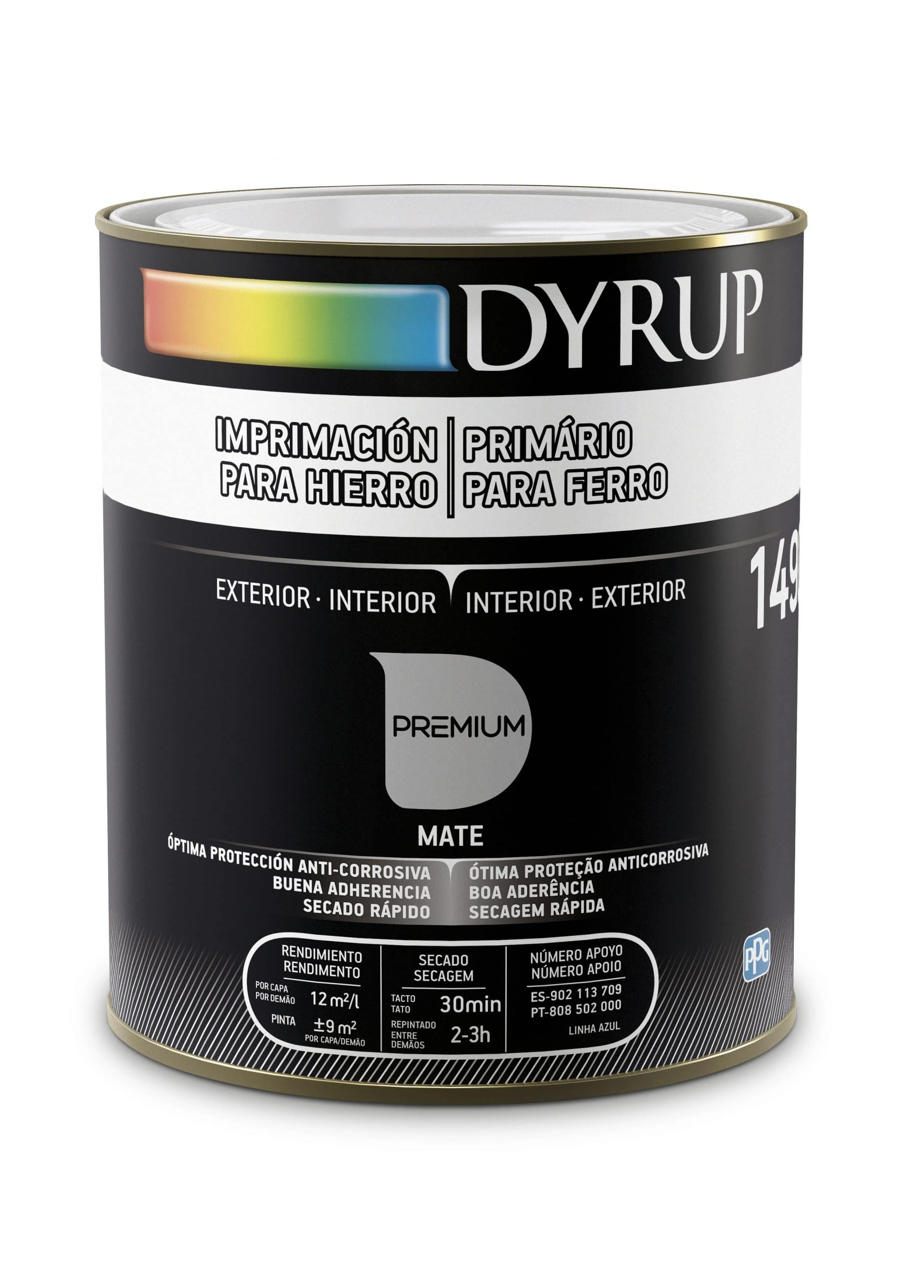 DYRUP - Primário para Ferro Castanho 0.75L
