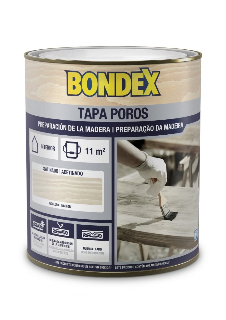 DYRUP - Bondex Tapa Poros Base Agua 0.75L