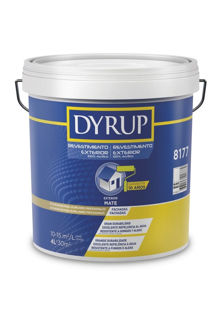 DYRUP - Tinta Exterior 100% Acrílica 4L