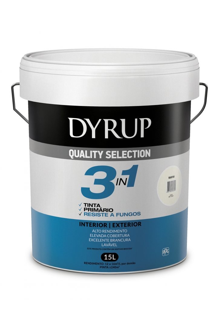 DYRUP - Tinta 3em1 Marfim 15L