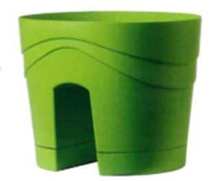 DEROMA - Vaso com Reservatório Agua Balcony Verde