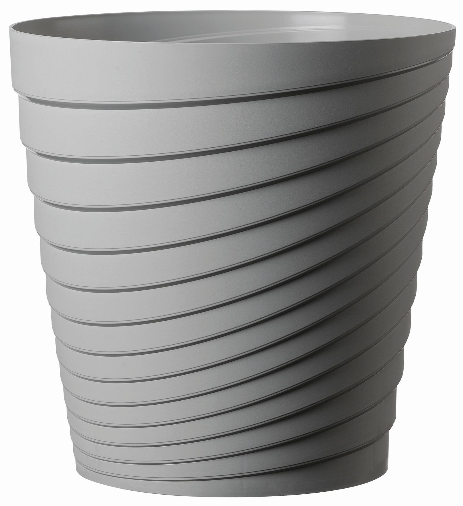 DEROMA - Vaso Redondo Slinky Cinzento