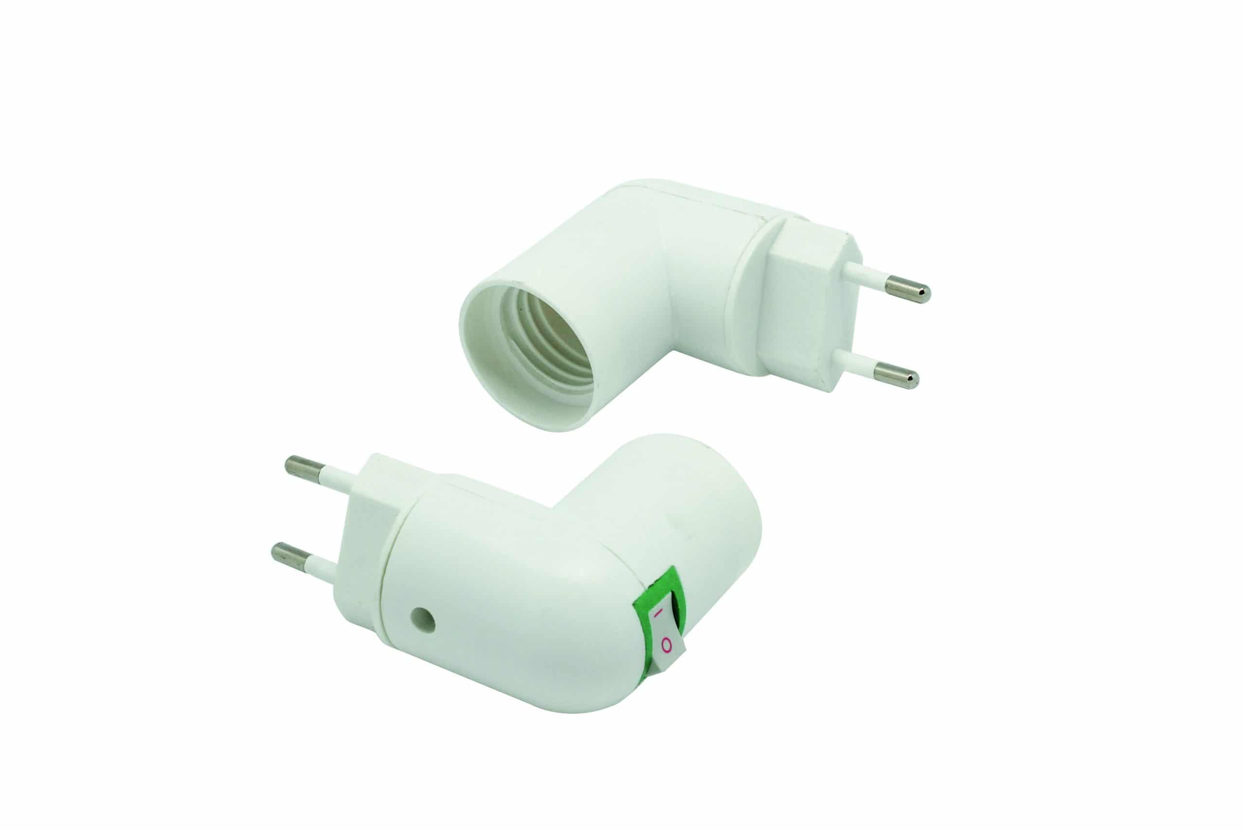 ELECTRALINE - Ficha 10A 2P/E27 com INTER