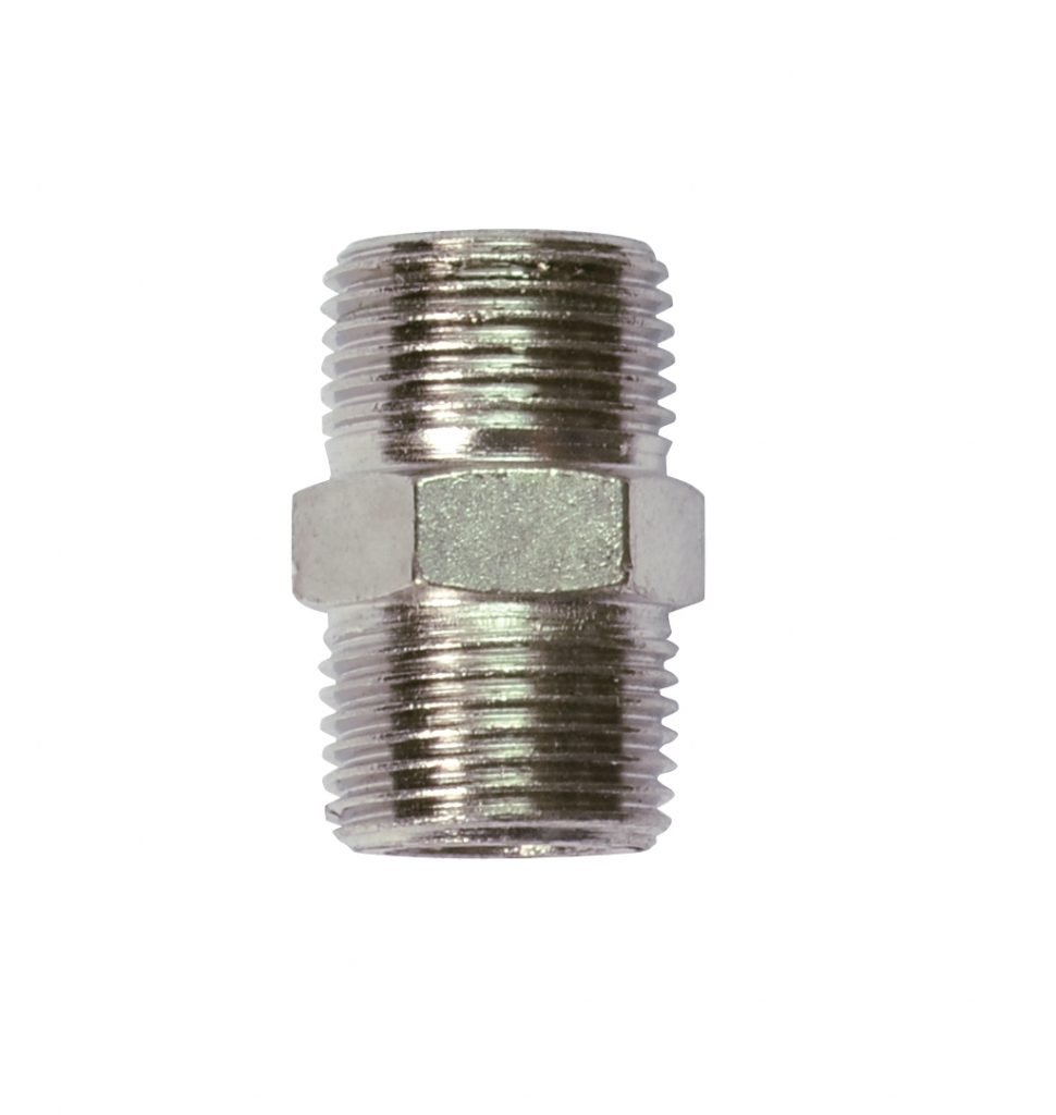 NUAIR - Racord Roscado Duplo 3/8"M
