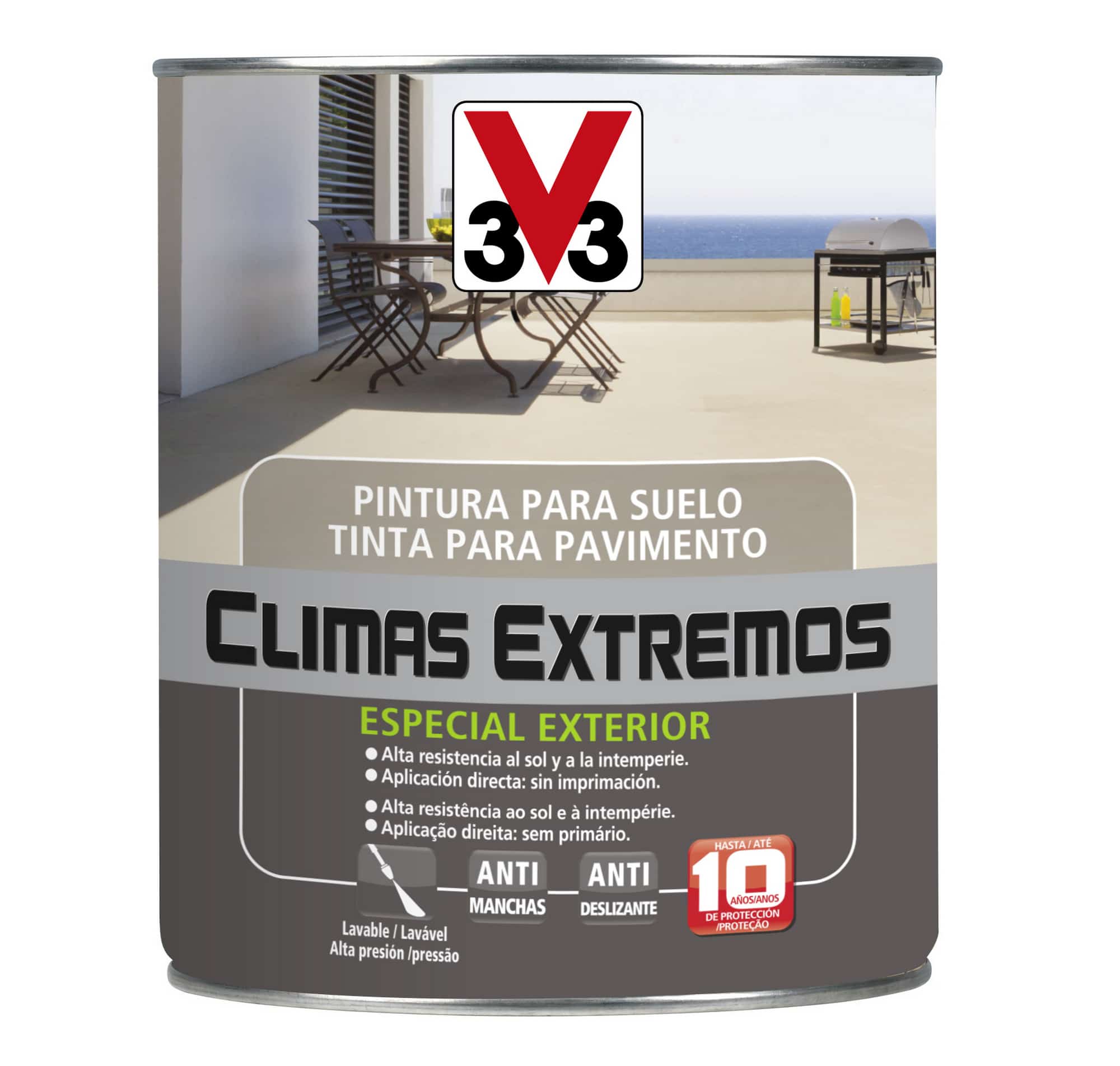 V33 - Pintura Pavimento Exterior Cinza Escuro