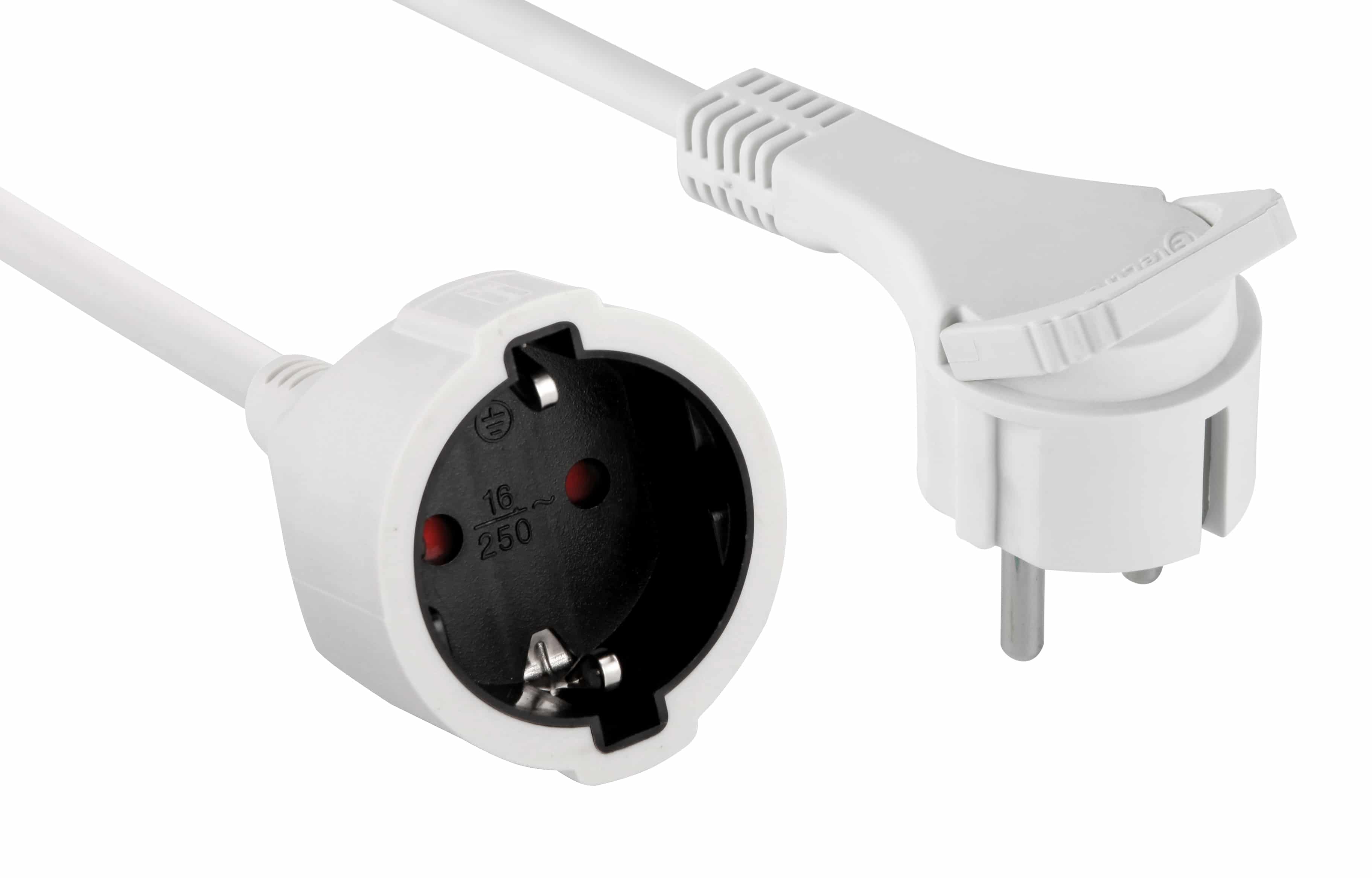 ELECTRALINE - Prolongador M/F 16A 3G1,5mm2 - 3 Mt - Branco